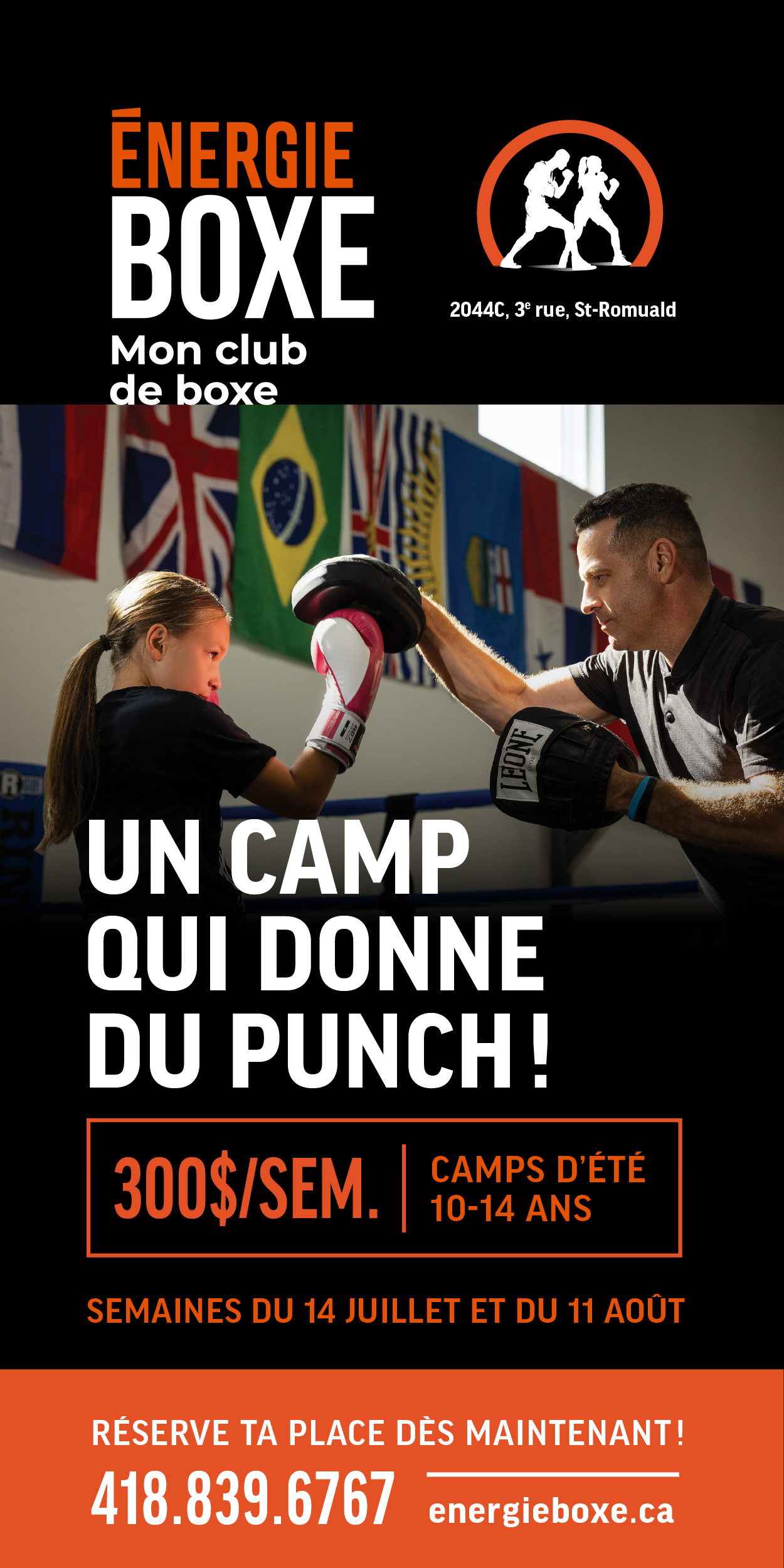 Camp de Box du 14 juillet au 11 aout