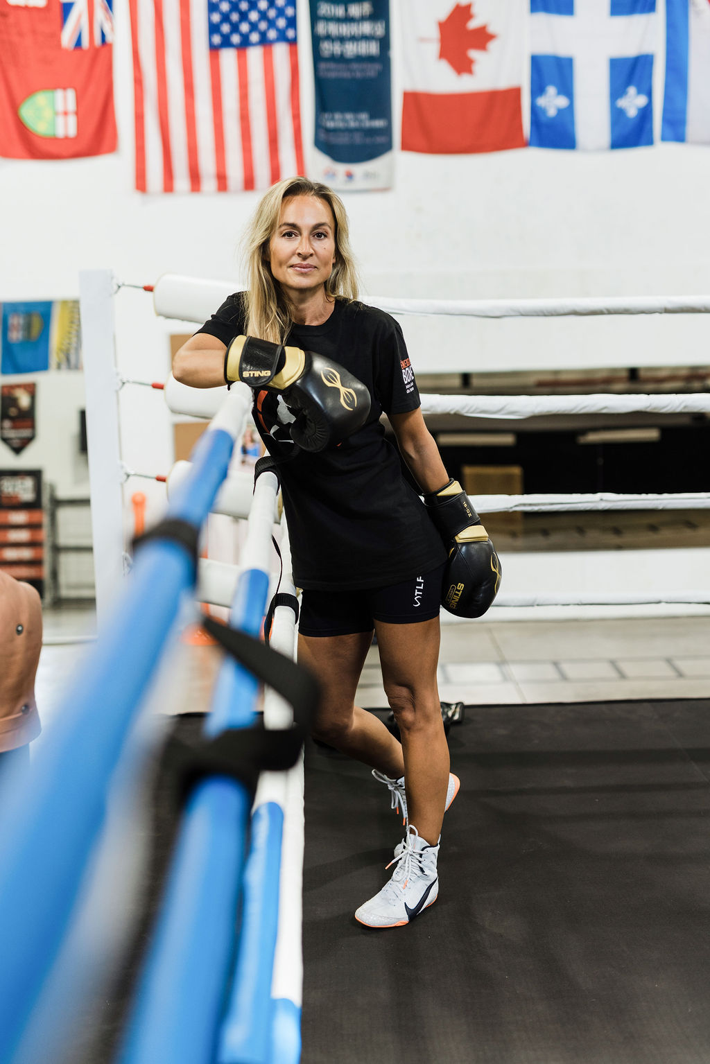 Sophie Stevance, responsable de la boxe au féminin chez Énergie Boxe